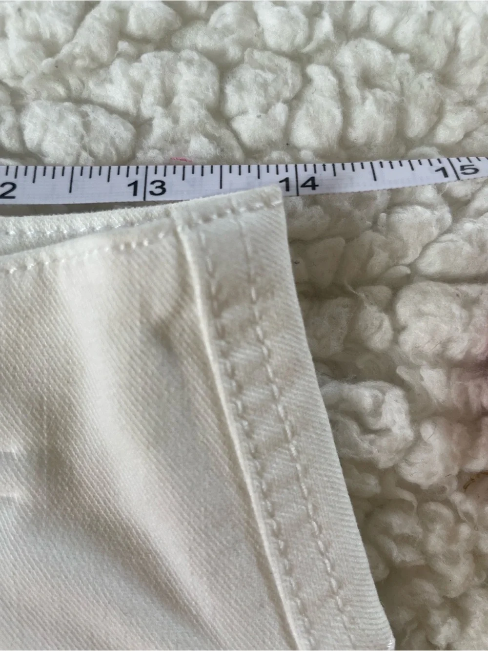 kate spade Cream High-Rise Bootcut Pants with Button Waist NWOT